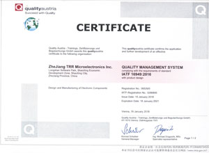 IATF-16949  certificate